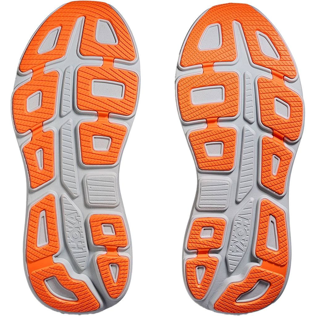HOKA Bondi 9 Men's Running Shoes Asphalt Grey/Gravel Mesh