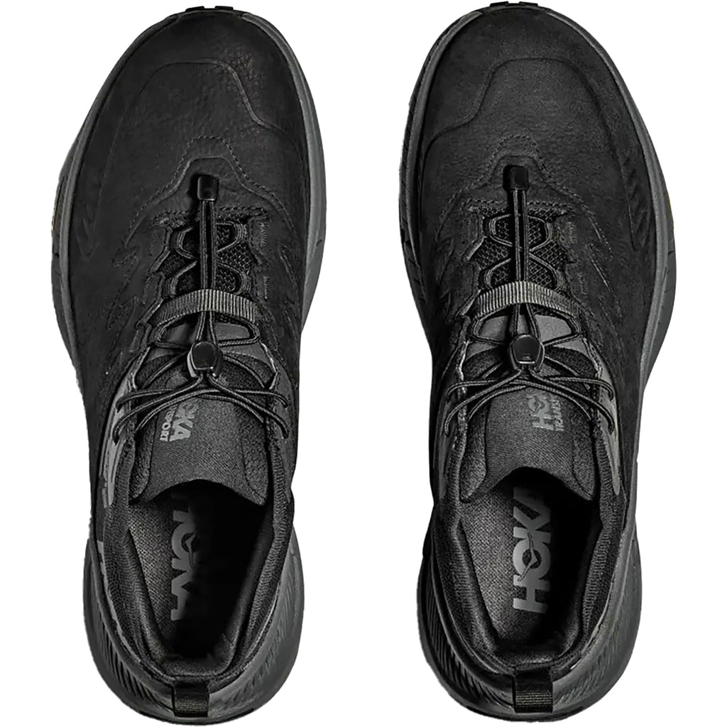 HOKA Transport Chukka GoreTex Men's Outdoor Chukkas Black/Black Nubuck Boots