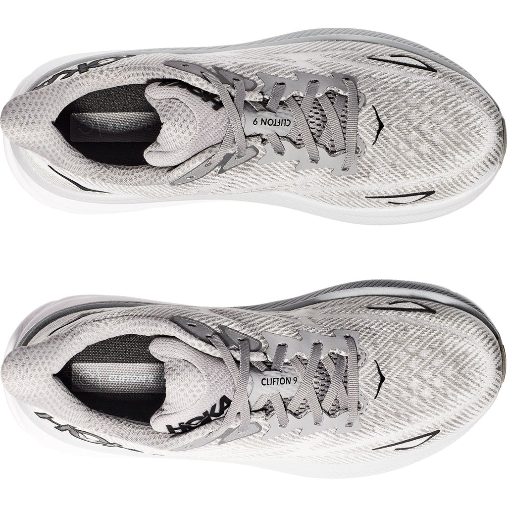 HOKA Clifton 9 Men's Running Shoes Harbor Mist/Black Mesh