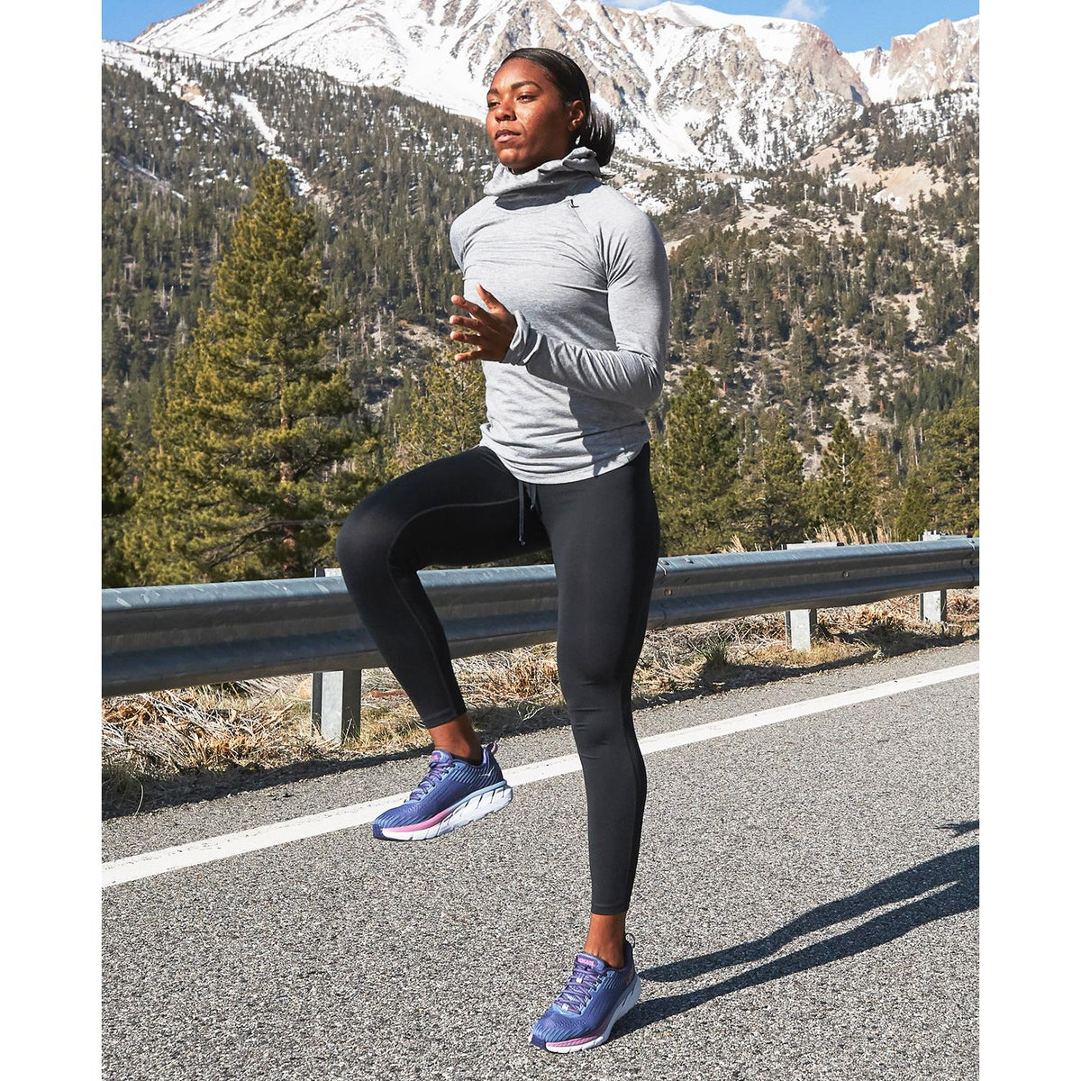 HOKA Clifton 5 Women's Running Shoes Alloy/Metal Mesh
