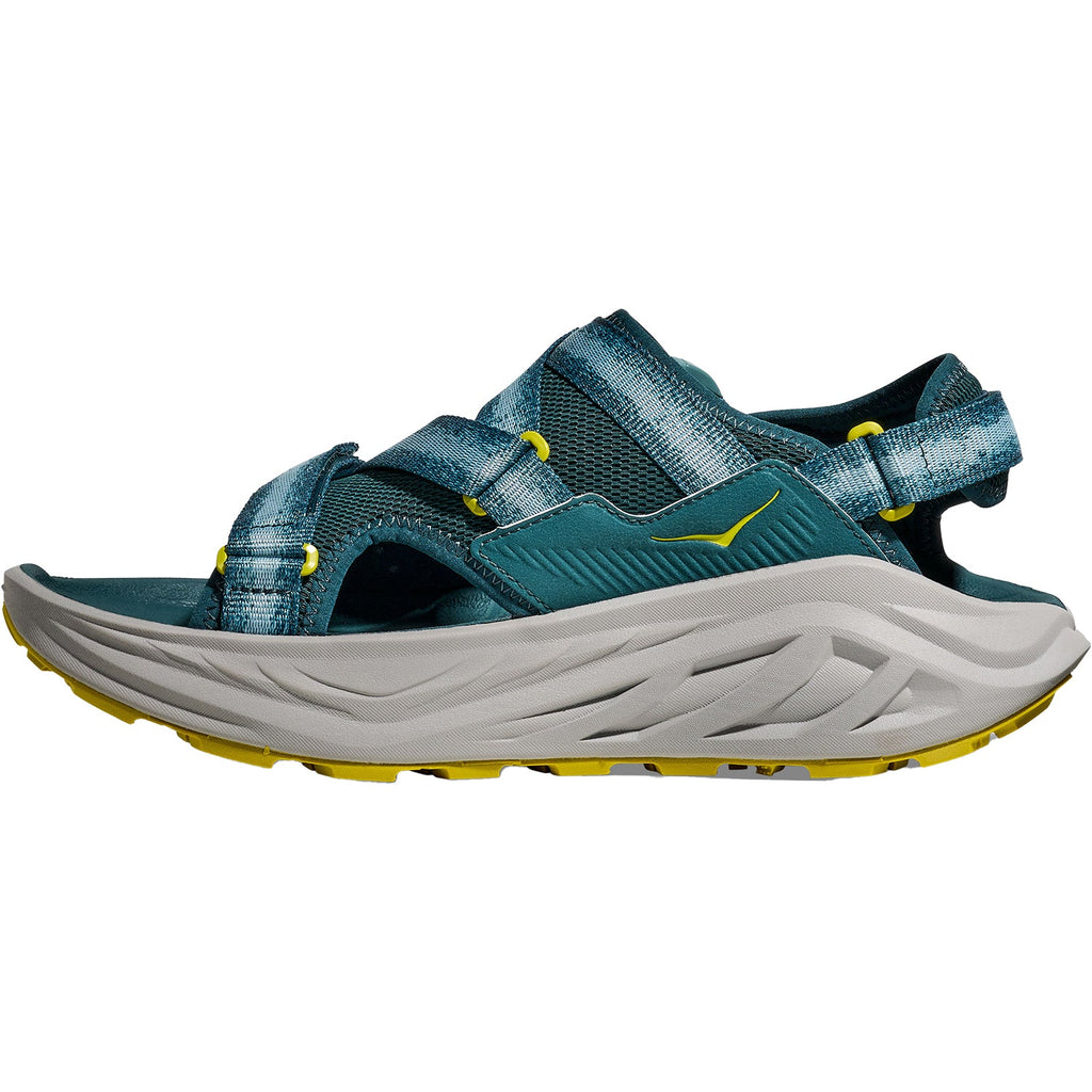 HOKA Infini Hike TC Men's Hiking Shoes Twilight/Pea Green Synthetic