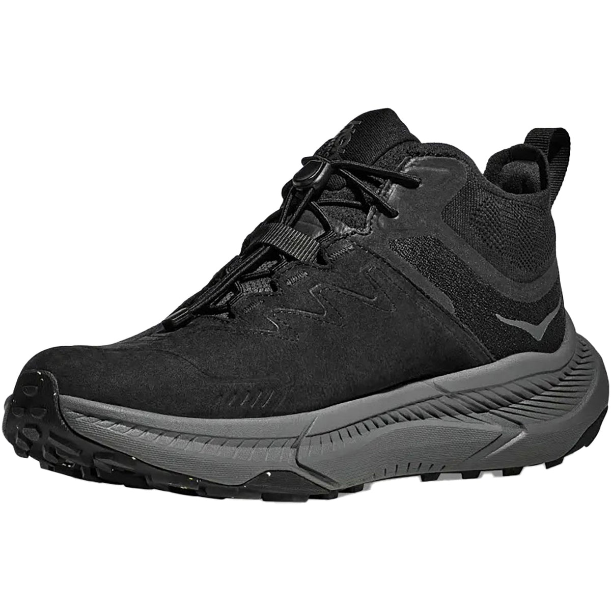 HOKA Transport Chukka GoreTex Men's Outdoor Chukkas Black/Black Nubuck Boots