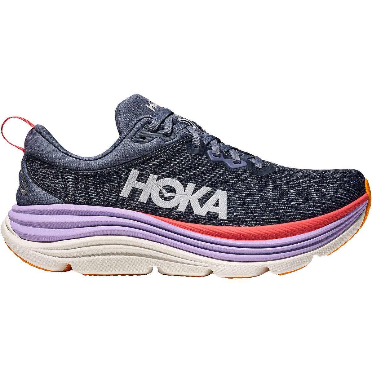 HOKA Gaviota 5 Women's Athletic Shoes Anchor/Grapefruit