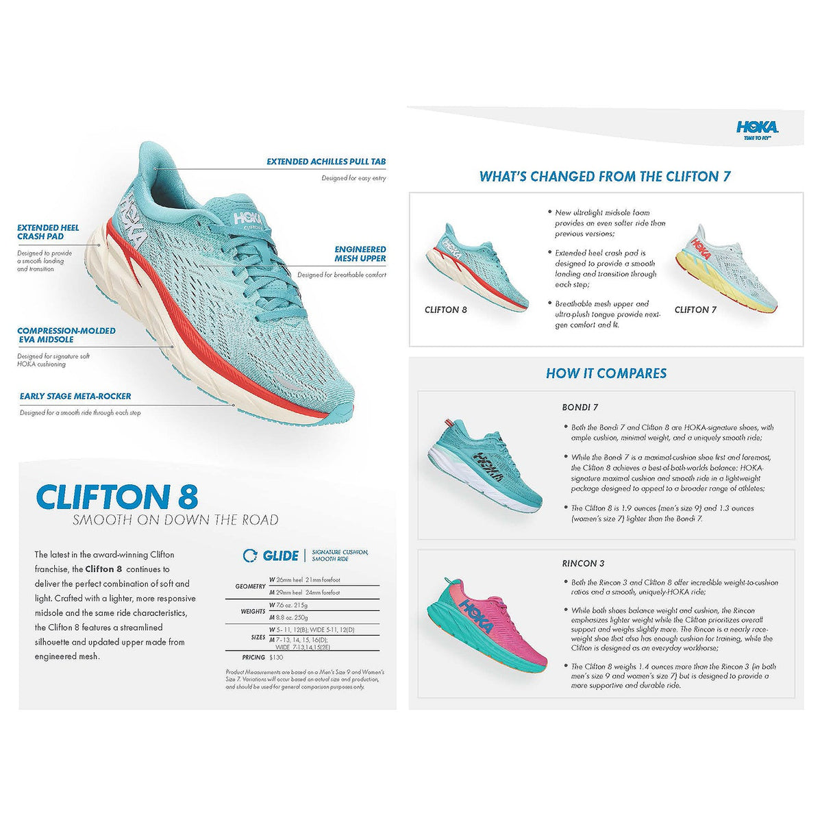 HOKA Clifton 9 Women's Running Shoes Black/Rose Gold Mesh
