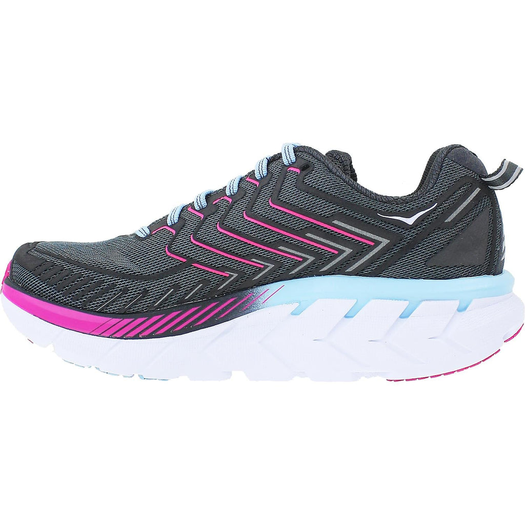 HOKA Clifton 4 Women's Running Shoes Rock/Asphalt Mesh