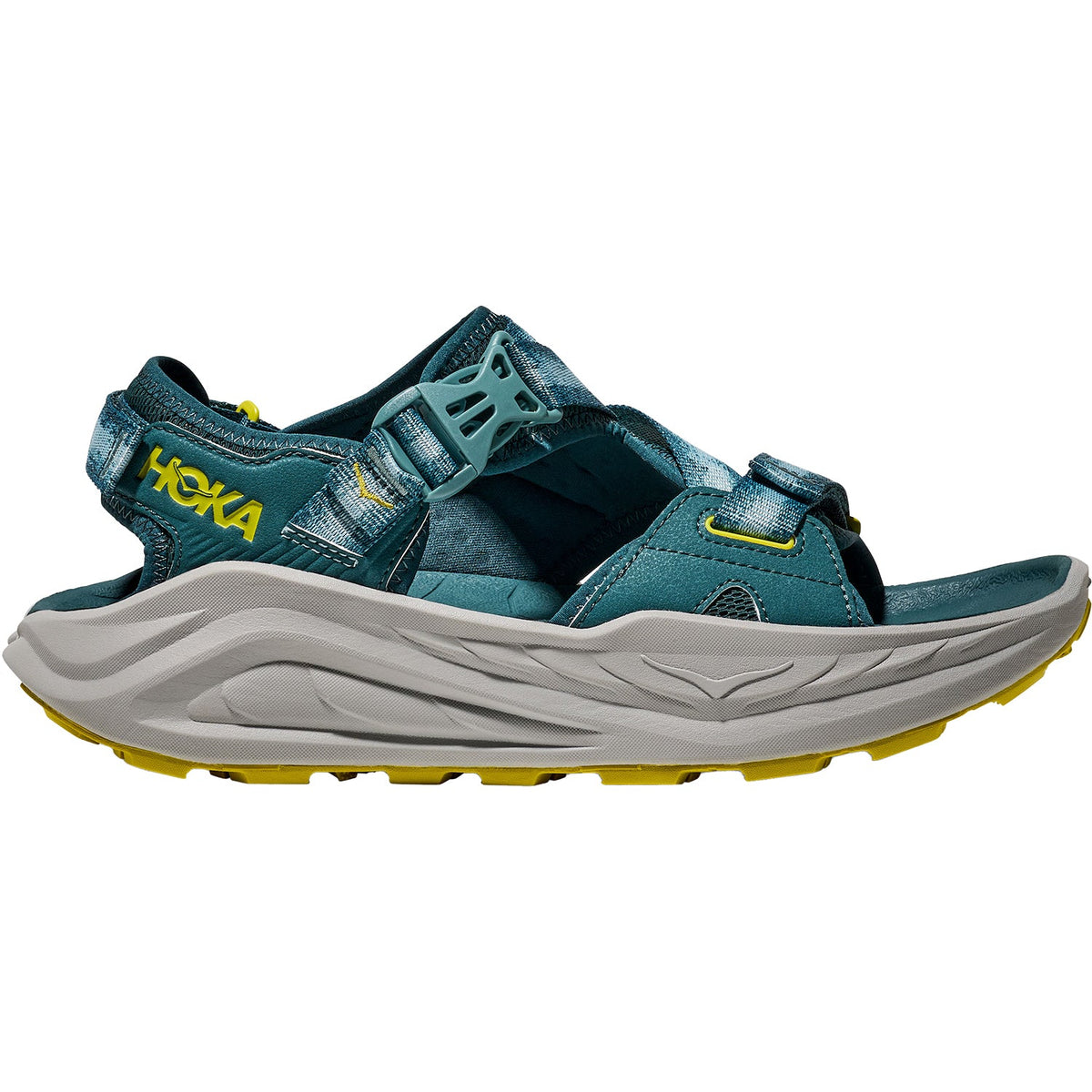 HOKA Infini Hike TC Men's Hiking Shoes Twilight/Pea Green Synthetic