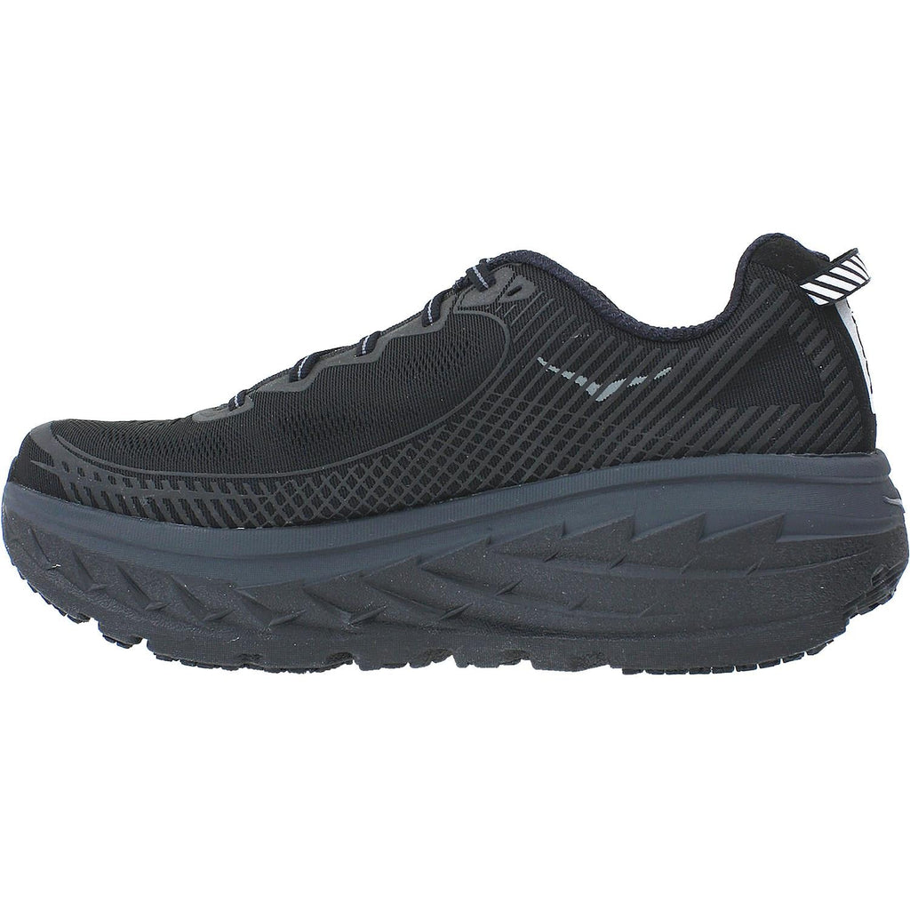 HOKA Bondi 5 Men's Neutral Support Shoes Black/Anthracite Mesh