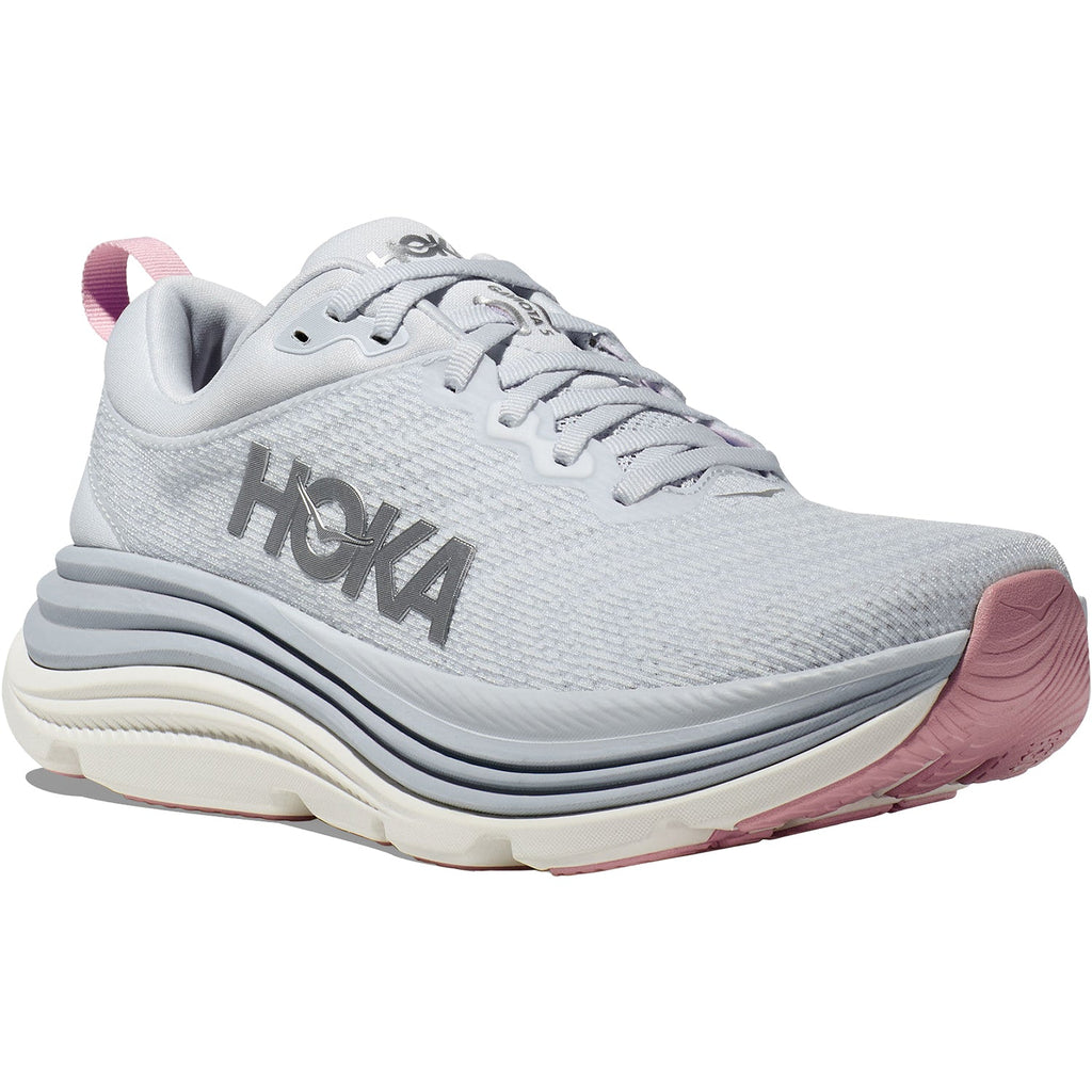 HOKA Gaviota 5 Women's Running Shoes Sea Ice/Pink Twilight Mesh