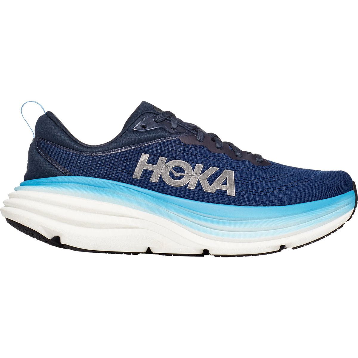HOKA Bondi 8 Men's Running Shoes Outer Space/All Aboard Mesh