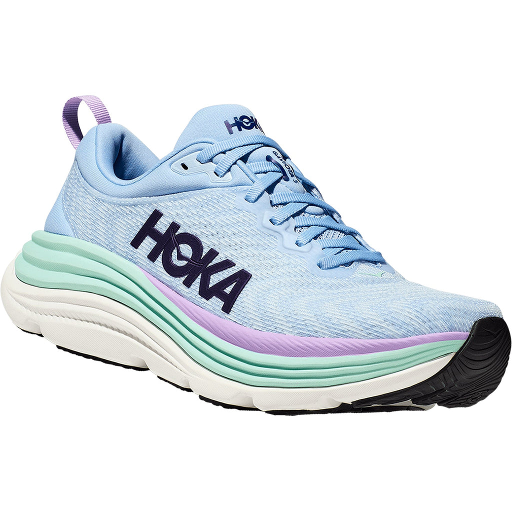 HOKA Gaviota 5 Women's Running Shoes Airy Blue/Sunlit Ocean Mesh