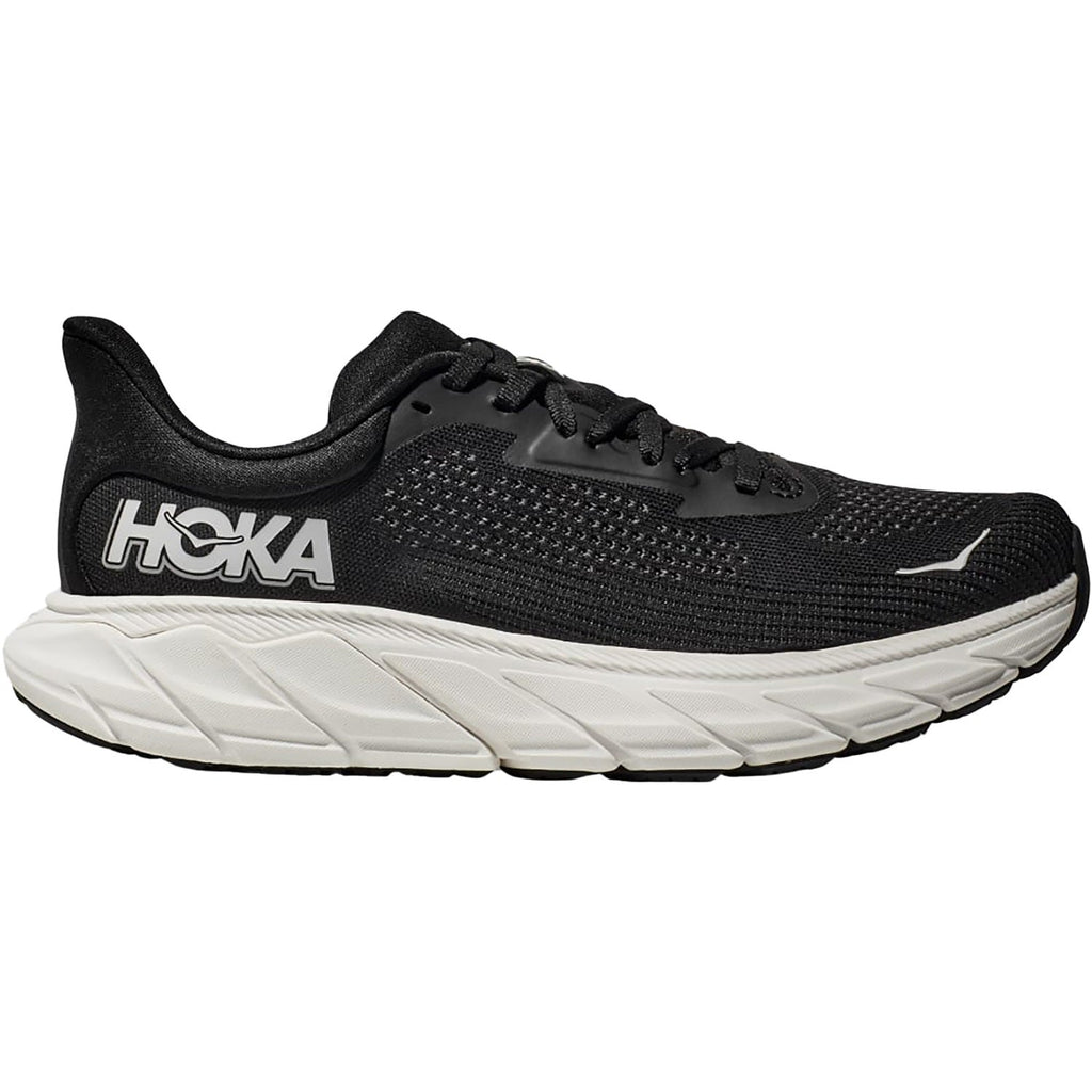 HOKA Arahi 7 Women's Running Shoes Black/White Mesh