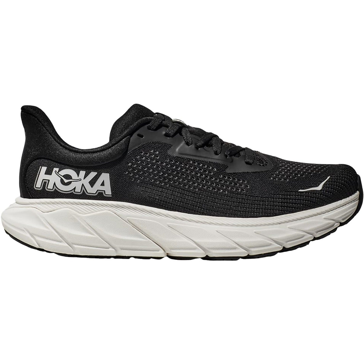 HOKA Arahi 7 Women's Running Shoes Black/White Mesh