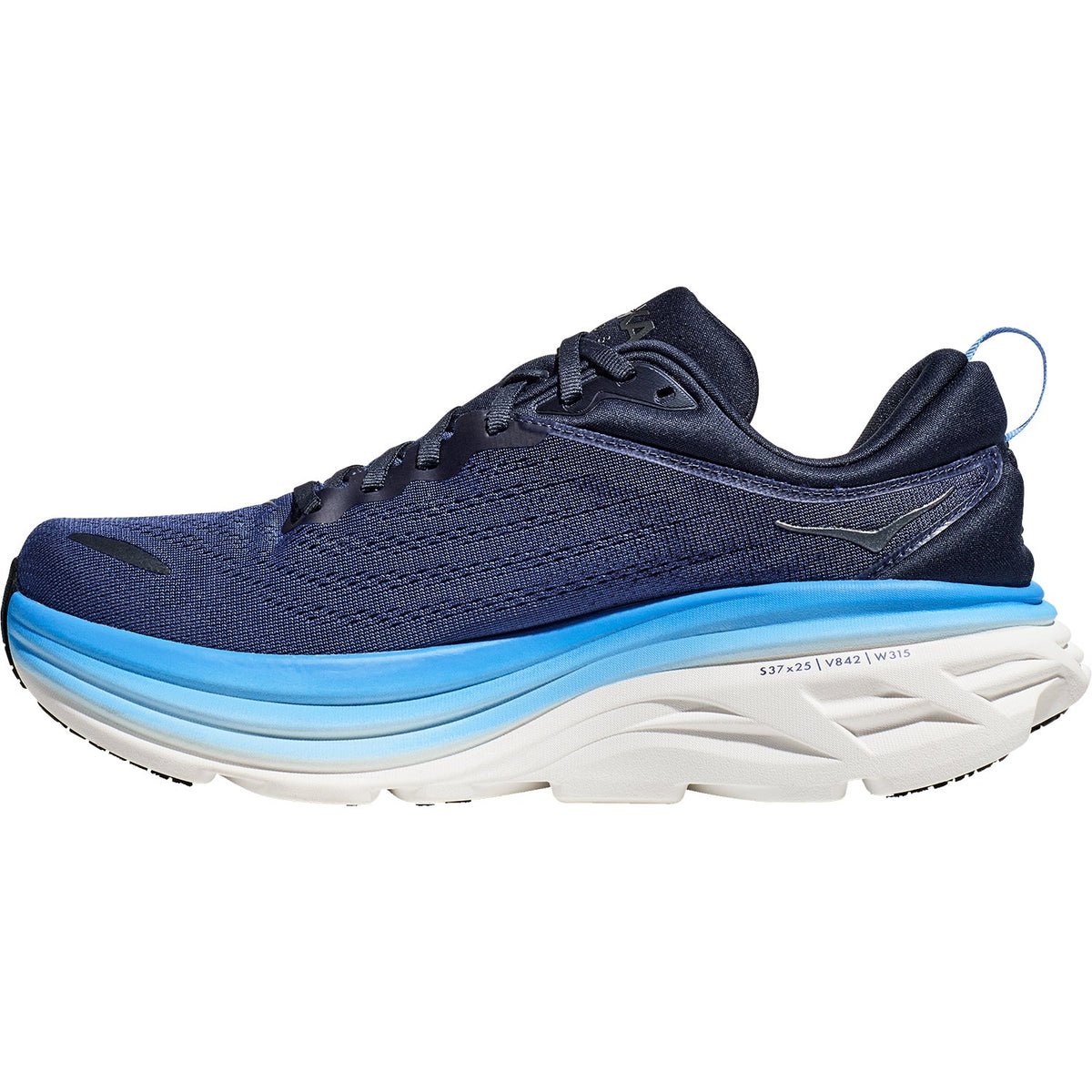 HOKA Bondi 8 Men's Running Shoes Outer Space/All Aboard Mesh