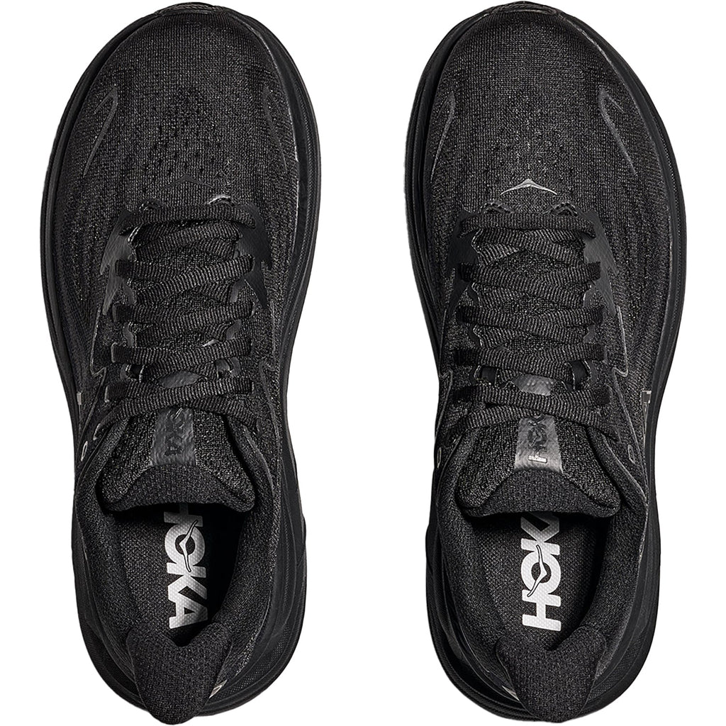 HOKA Clifton 10 Mesh Men's Athletic Shoes Black/Black