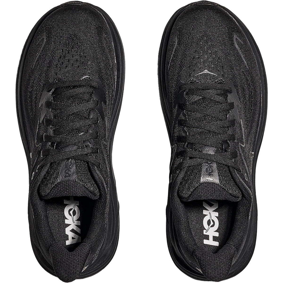 HOKA Clifton 10 Mesh Men's Athletic Shoes Black/Black