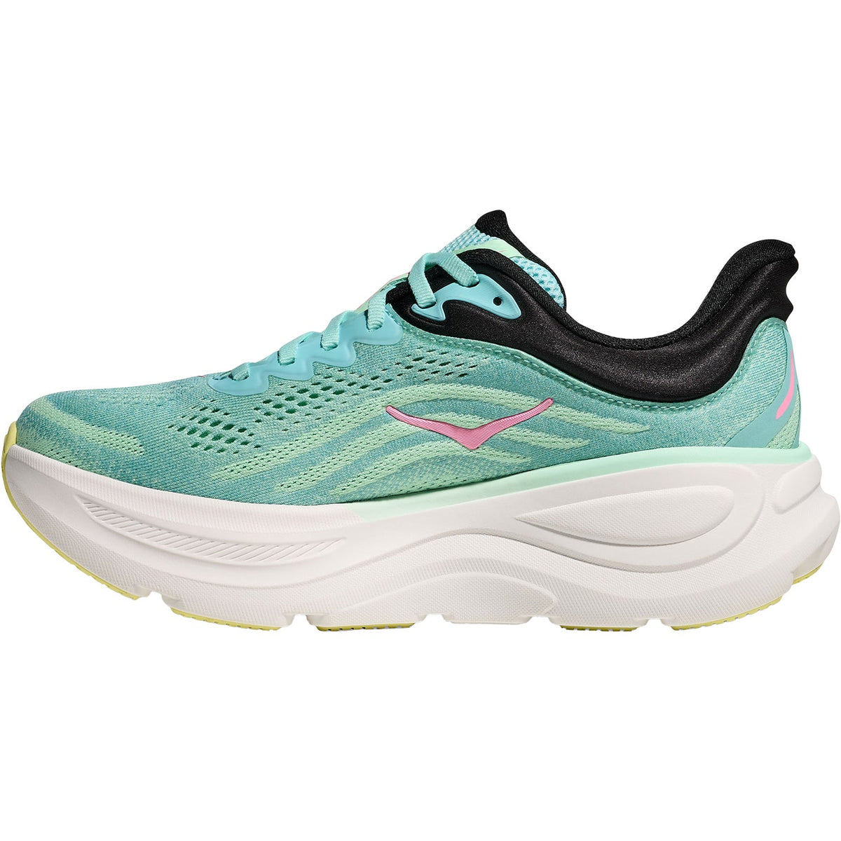 HOKA Bondi 9 Women's Athletic Shoes Blue Spark/Mint Fluorite Mesh