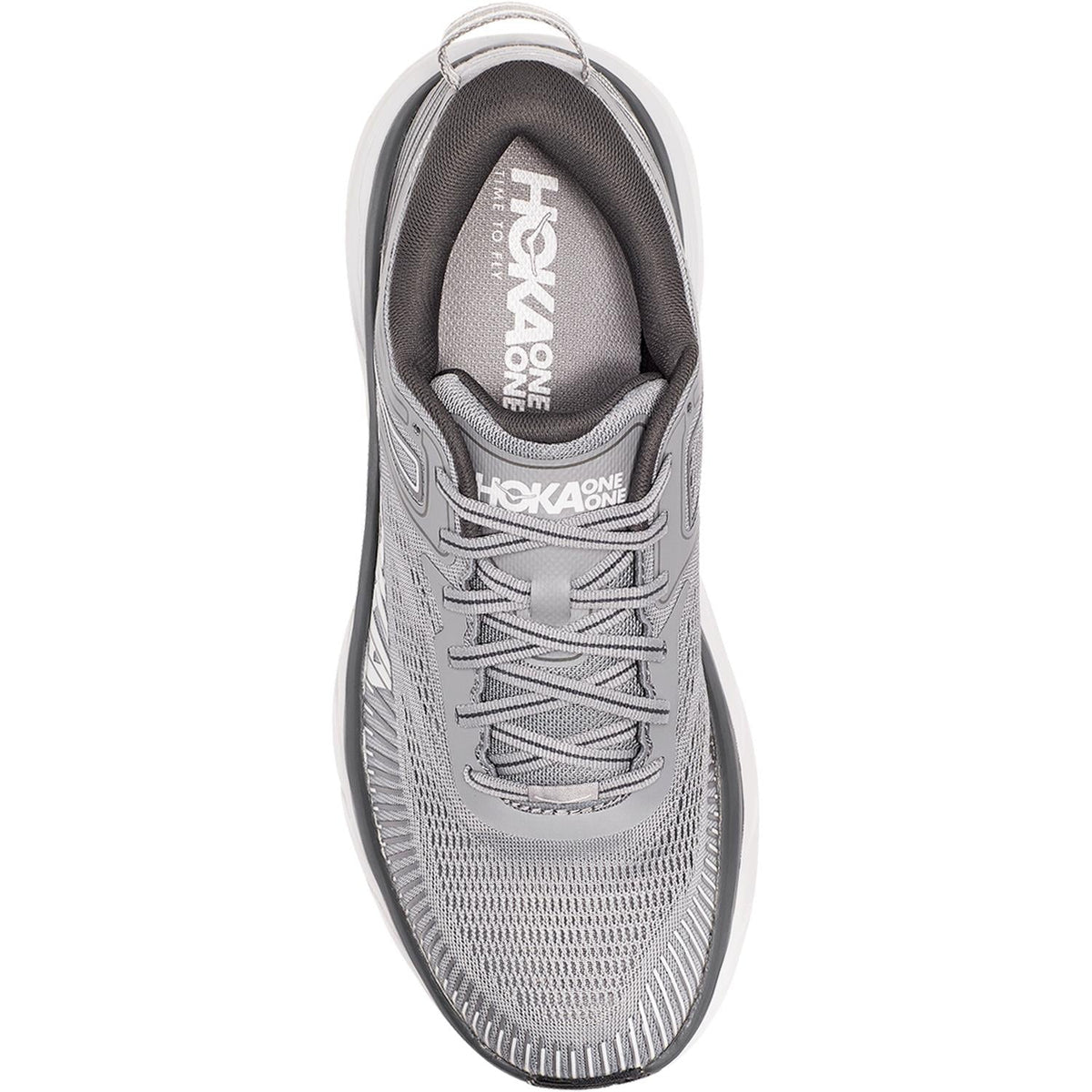 HOKA Bondi 7 Men's Running Shoes Wild Dove/Dark Shadow Mesh