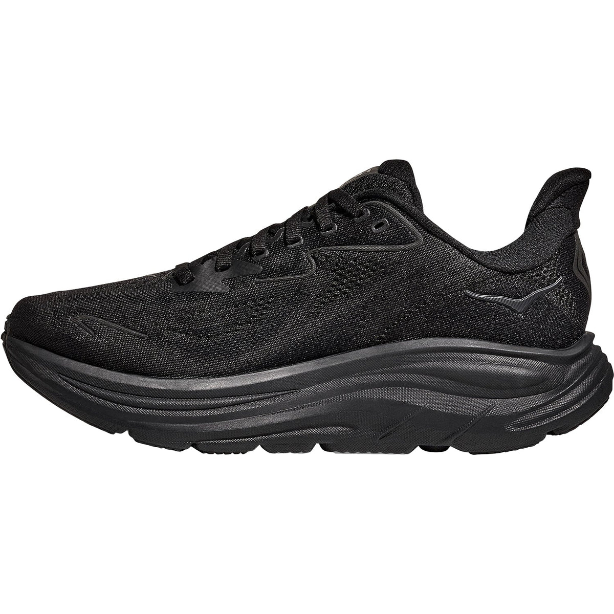 HOKA Clifton 10 Mesh Men's Athletic Shoes Black/Black