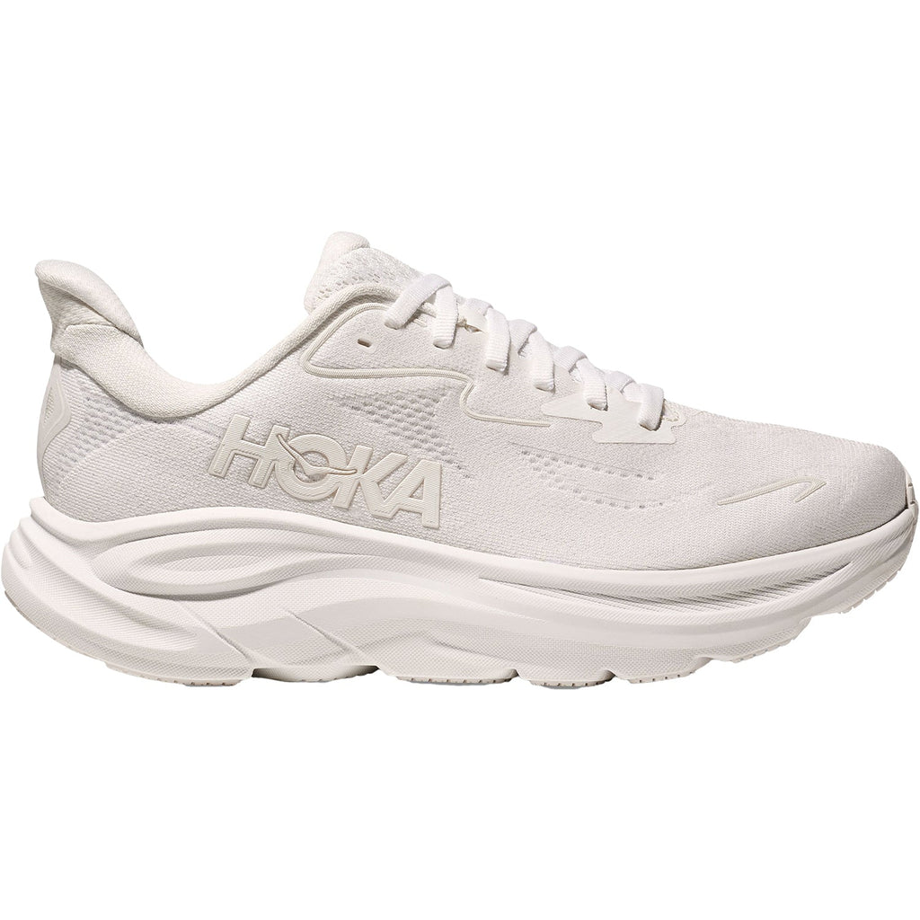 HOKA Clifton 10 Men's Athletic Shoes White/White