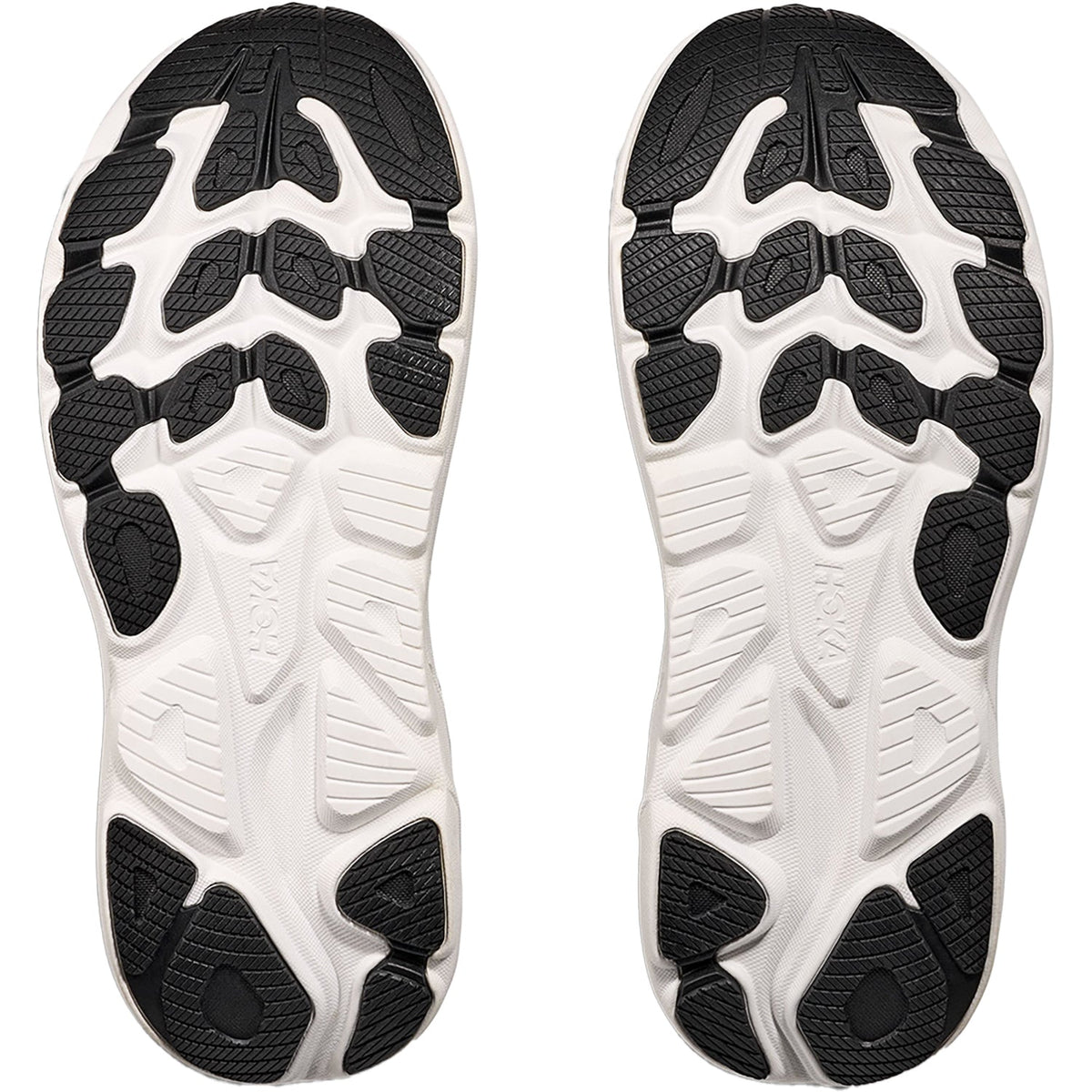 HOKA Clifton 10 Men's Athletic Shoes Black/White