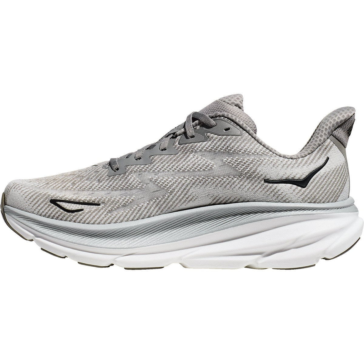 HOKA Clifton 9 Men's Running Shoes Harbor Mist/Black Mesh