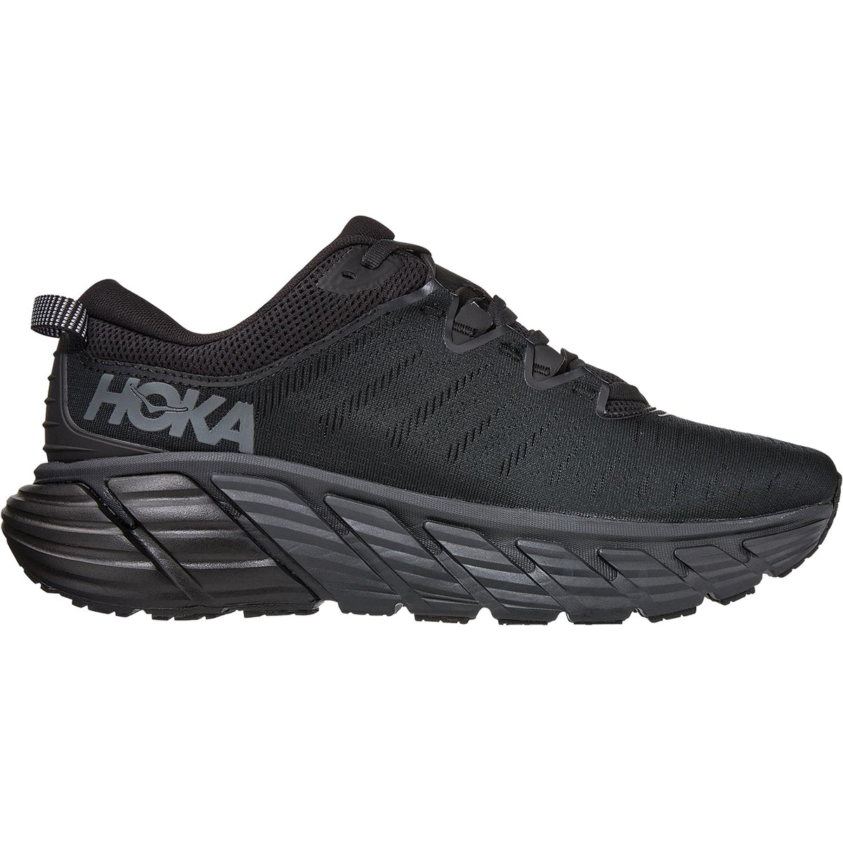 HOKA Gaviota 3 Men's Running Shoes Black/Black Mesh