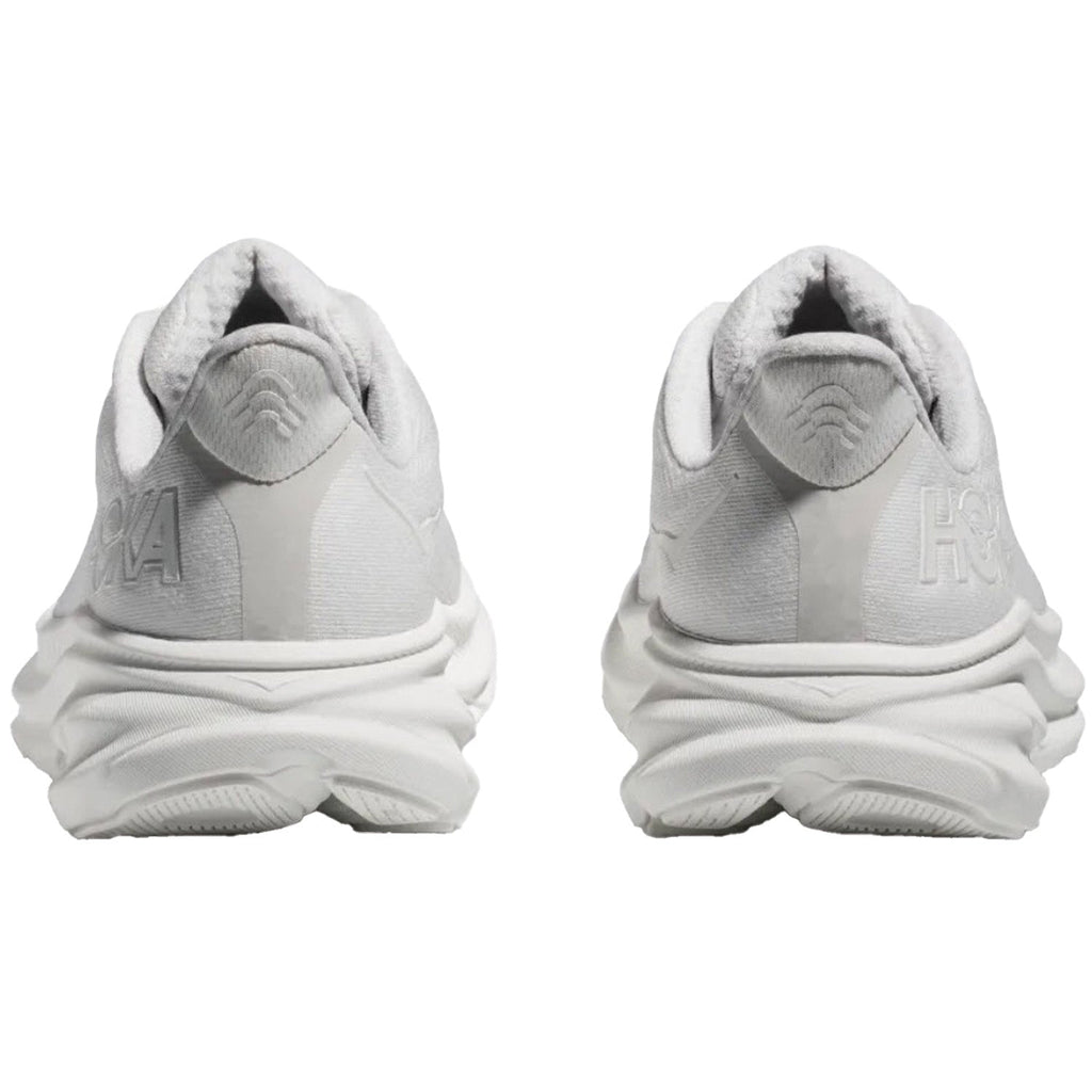 HOKA Clifton 9 Women's Road Running Shoes White/White Mesh