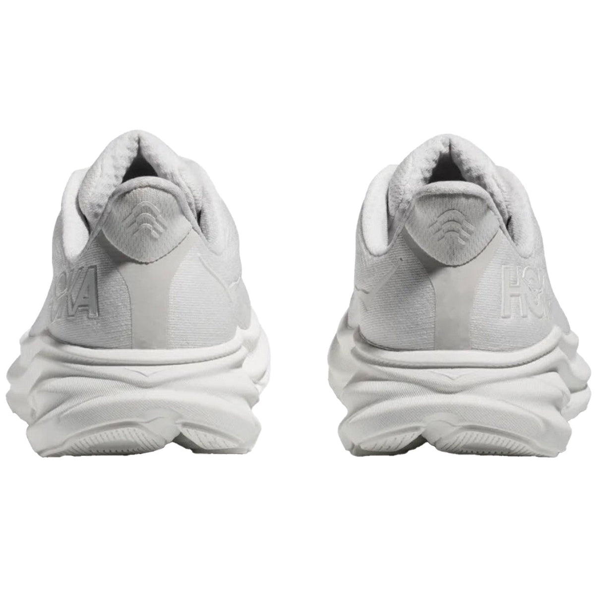 HOKA Clifton 9 Women's Road Running Shoes White/White Mesh