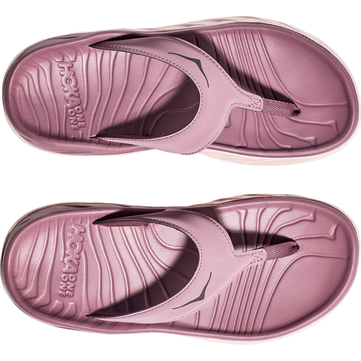 HOKA Ora Recovery Flip Women's Sandals Wistful Mauve/Peach Fabric