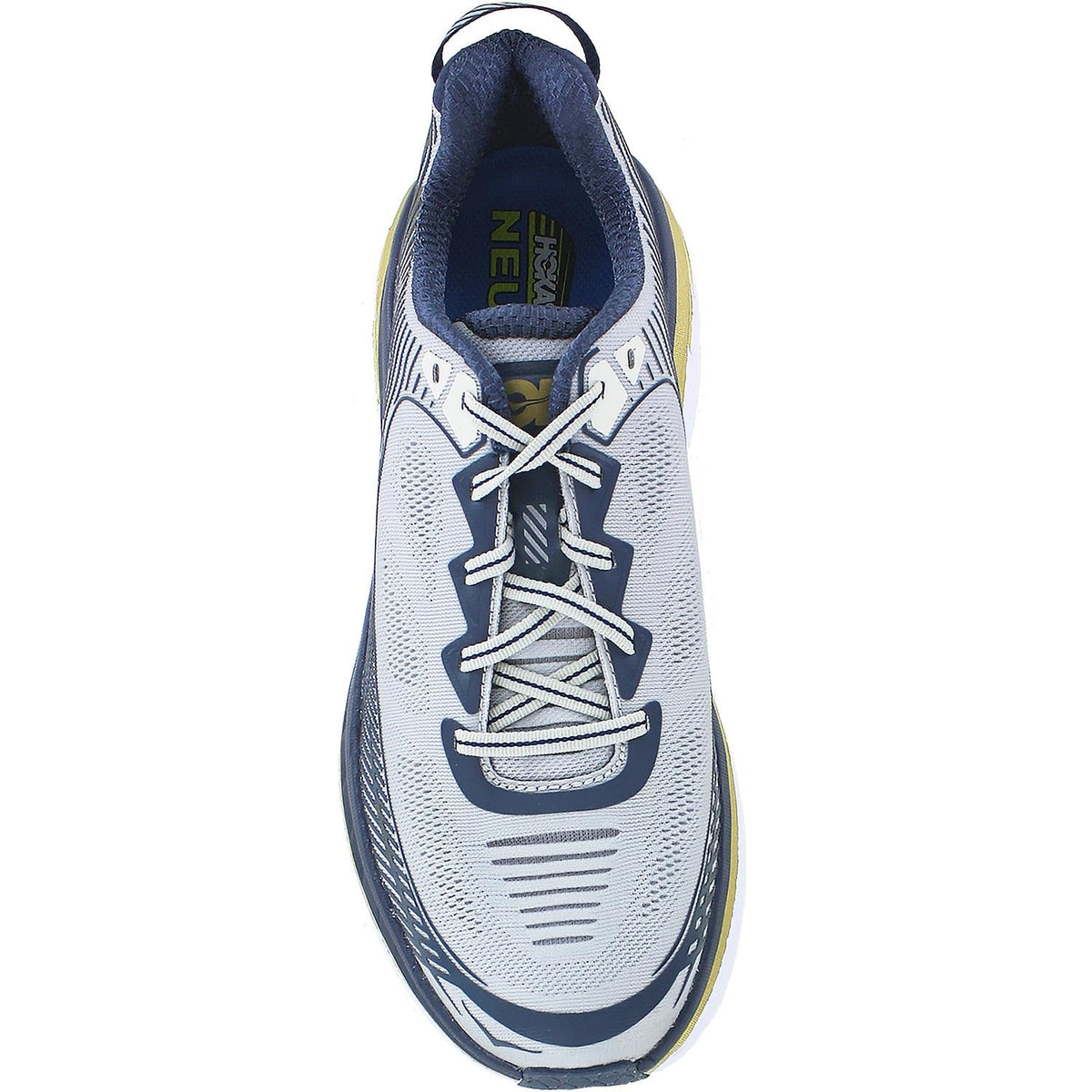 HOKA Bondi 5 Men's Running Shoes Cool Grey/Midnight Navy Mesh