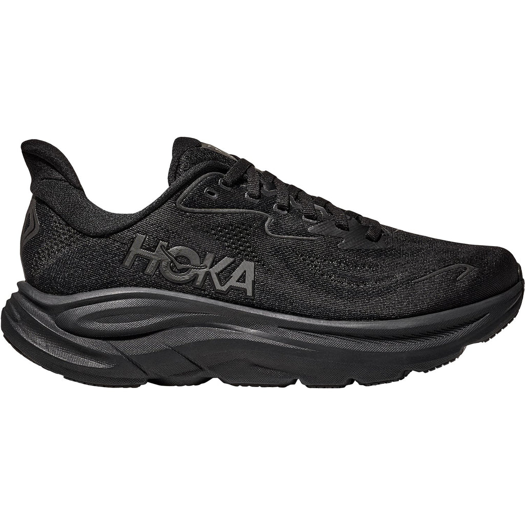 HOKA Clifton 10 Mesh Men's Athletic Shoes Black/Black