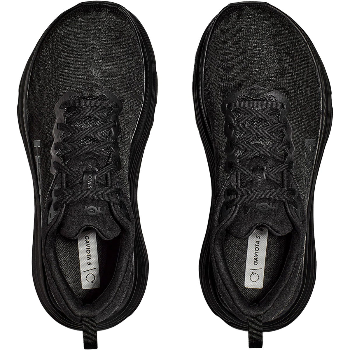 HOKA Gaviota 5 Men's Everyday Running Shoes Black/Black Mesh