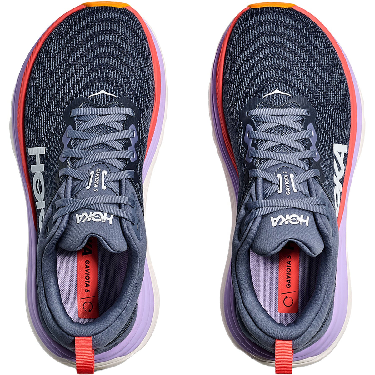 HOKA Gaviota 5 Women's Athletic Shoes Anchor/Grapefruit