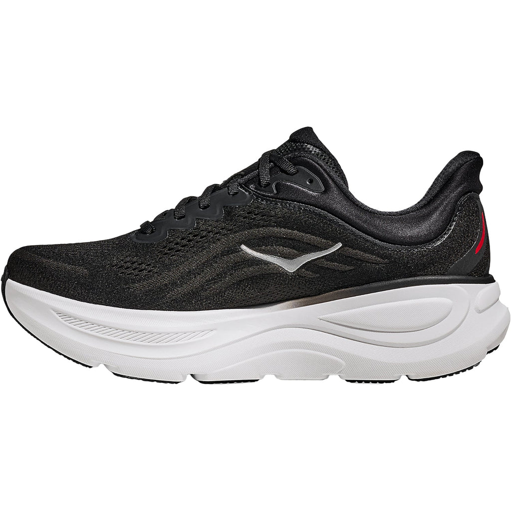 HOKA Bondi 9 Men's Athletic Shoes Black/Vermillion