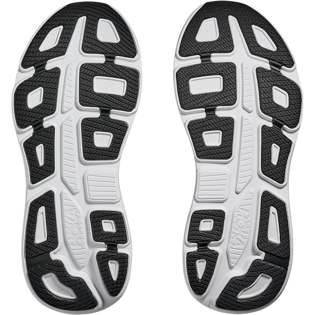 HOKA Bondi 9 Men's Athletic Shoes Black/Vermillion