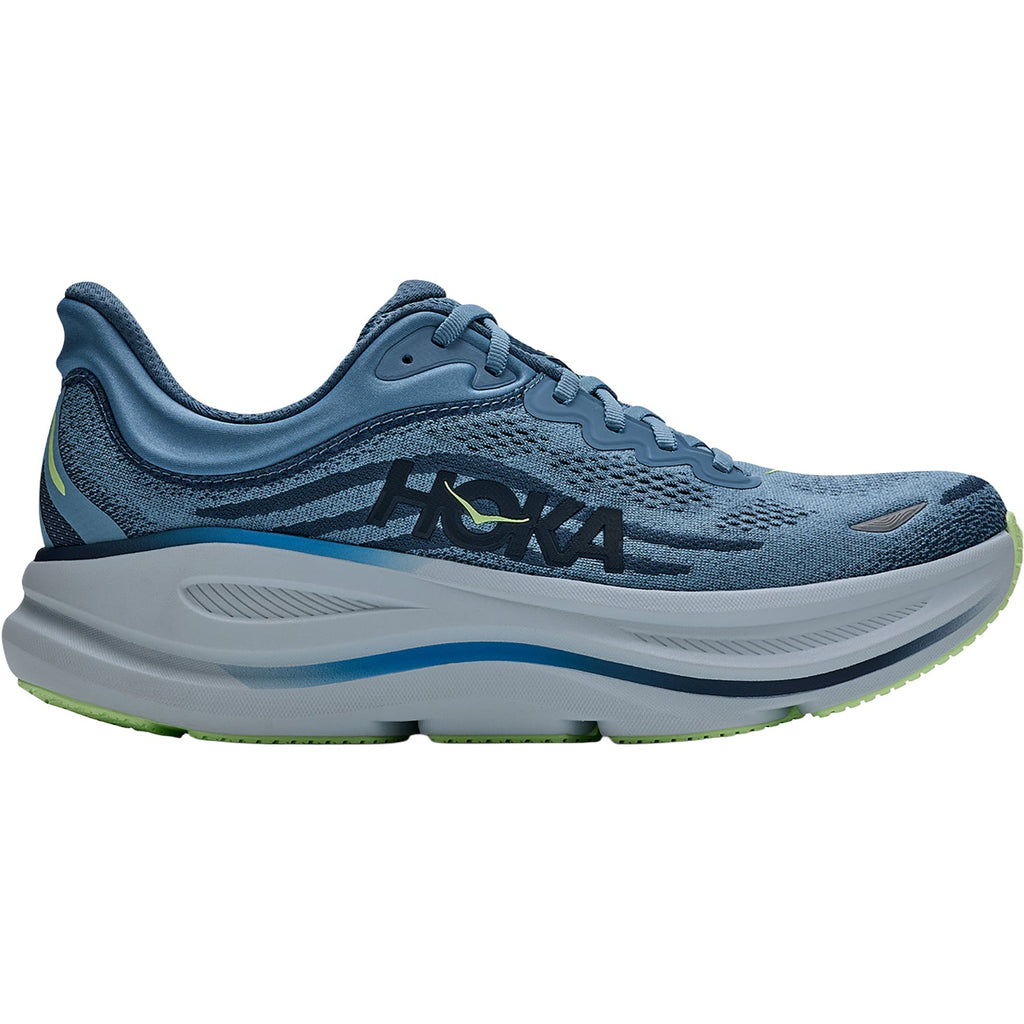 HOKA Bondi 9 Men's Athletic Shoes Downpour/Thunder Cloud