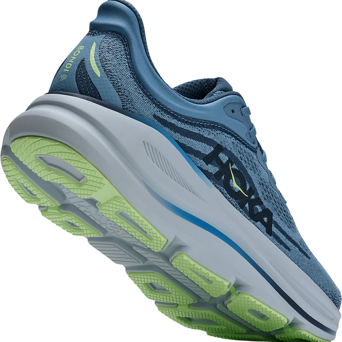 HOKA Bondi 9 Men's Athletic Shoes Downpour/Thunder Cloud