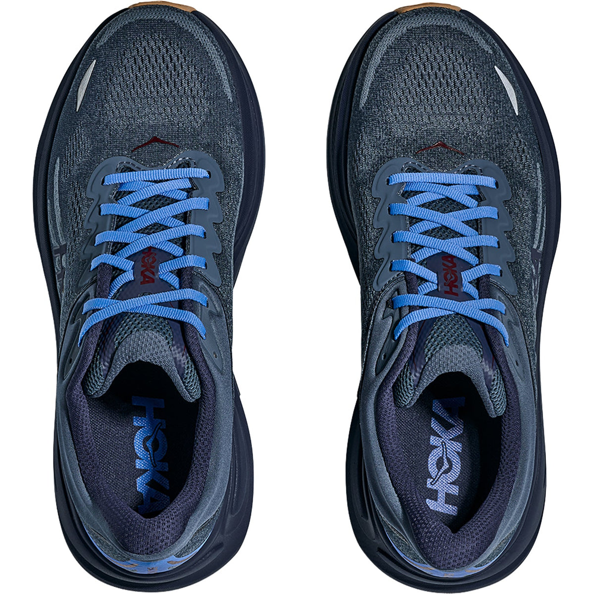 HOKA Bondi 9 Men's Athletic Shoes Faded Navy/Slate Blue