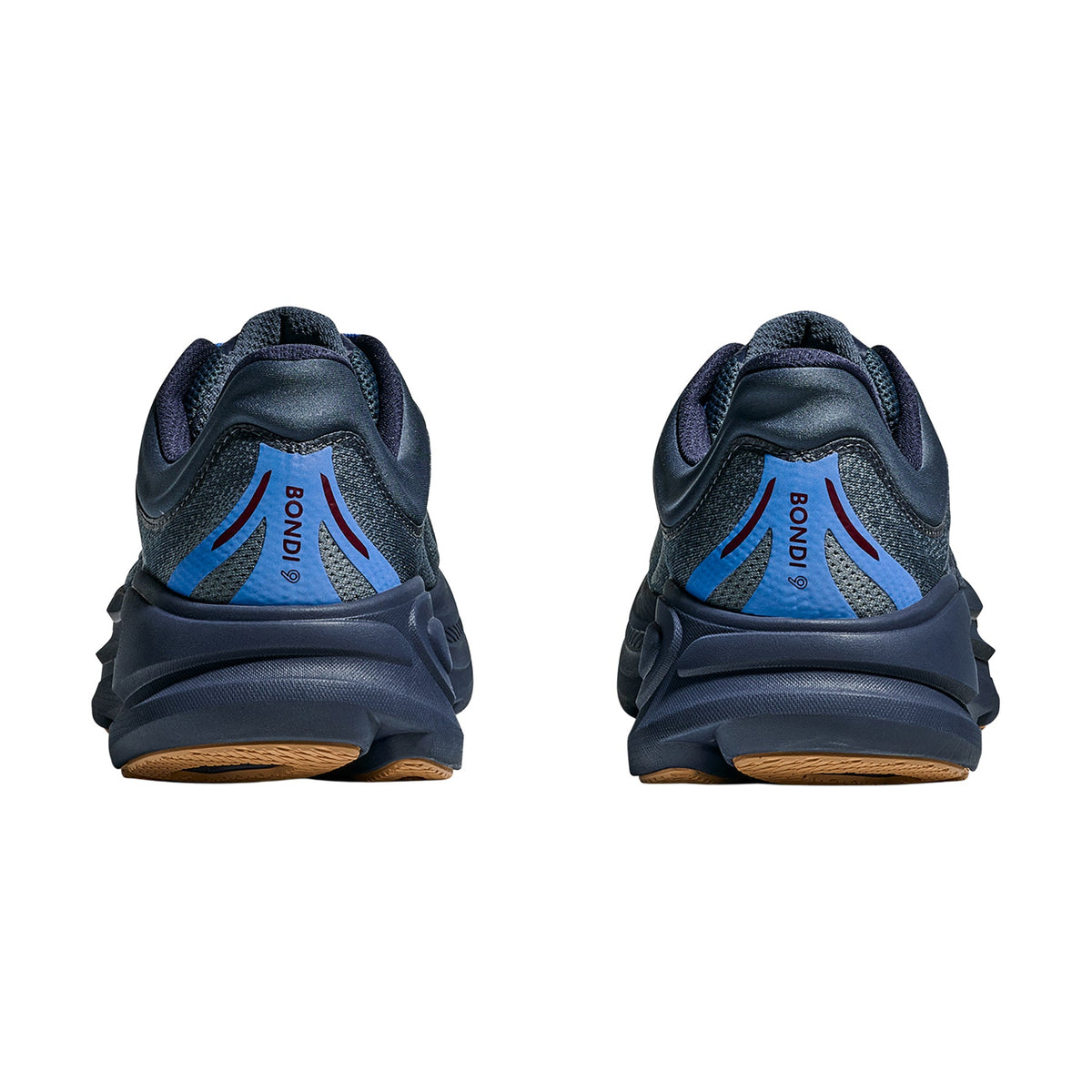 HOKA Bondi 9 Men's Athletic Shoes Faded Navy/Slate Blue