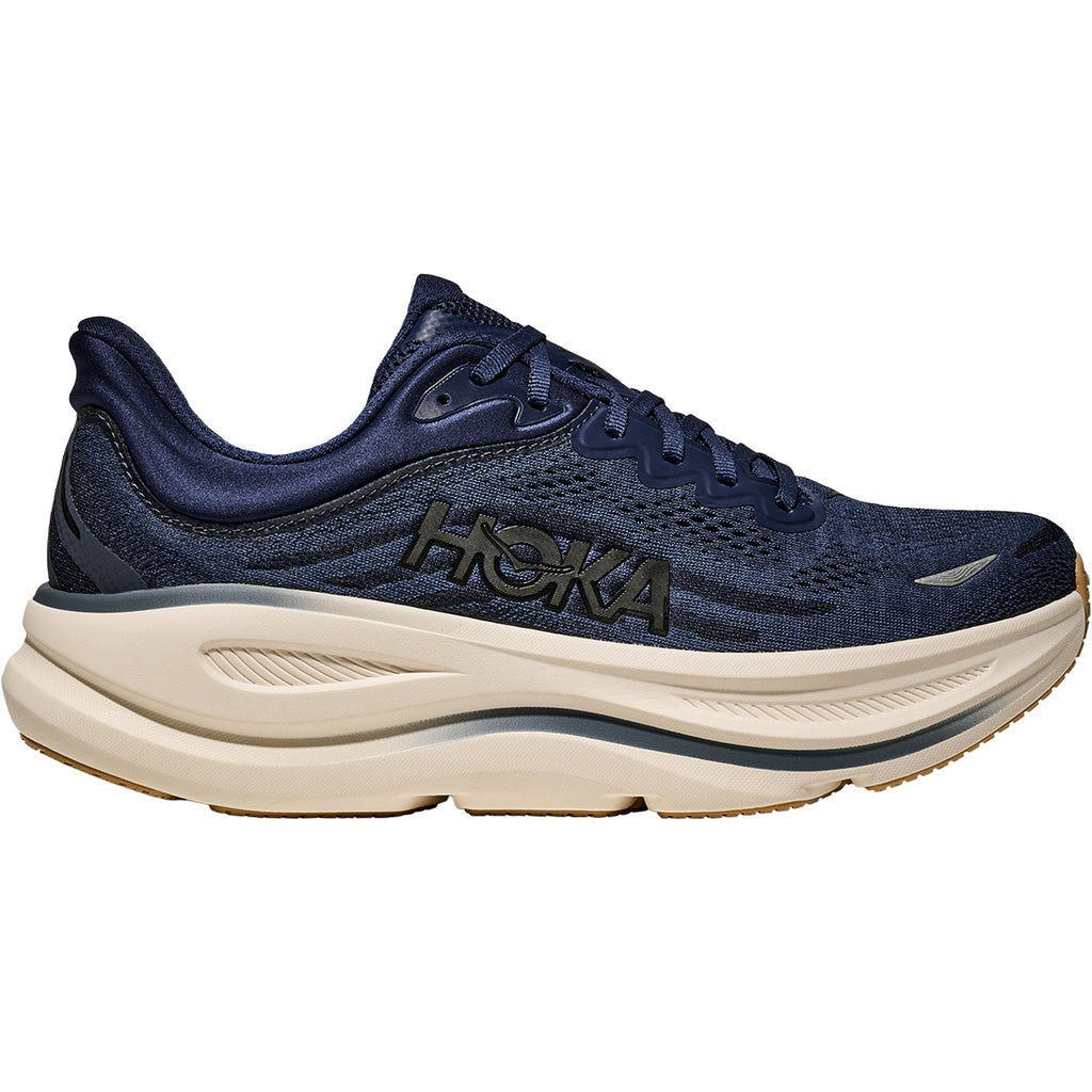 HOKA Bondi 9 Men's Athletic Shoes Midnight Blue/Varsity Navy