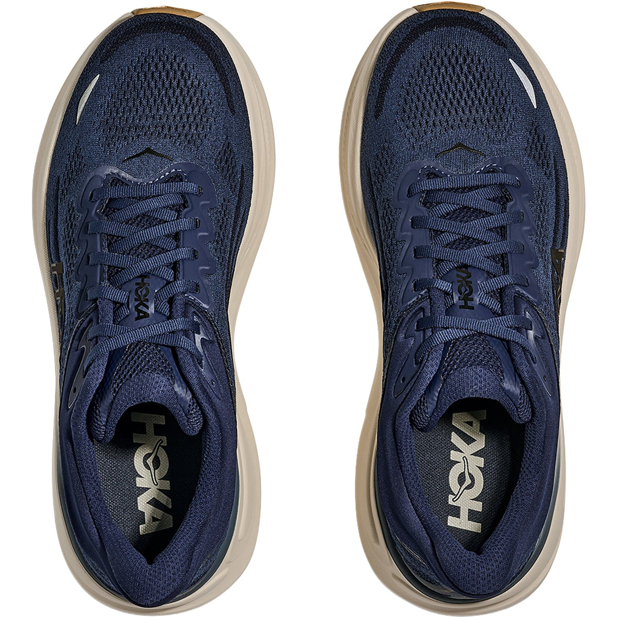 HOKA Bondi 9 Men's Athletic Shoes Midnight Blue/Varsity Navy