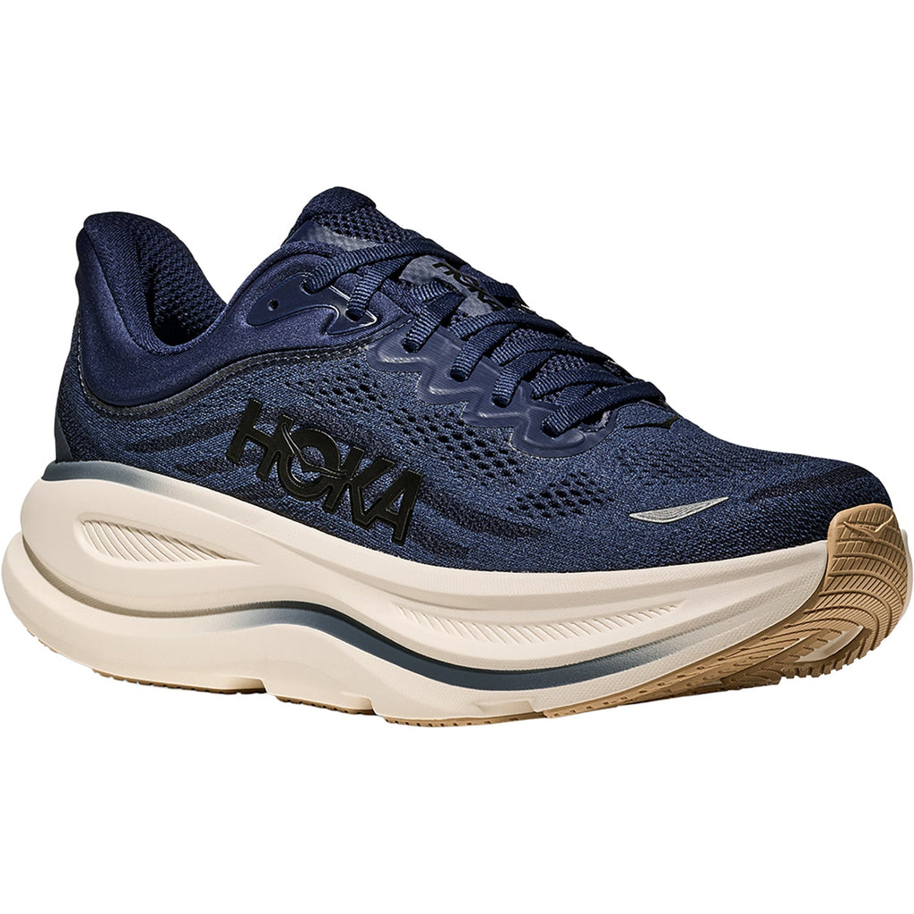 HOKA Bondi 9 Men's Athletic Shoes Midnight Blue/Varsity Navy