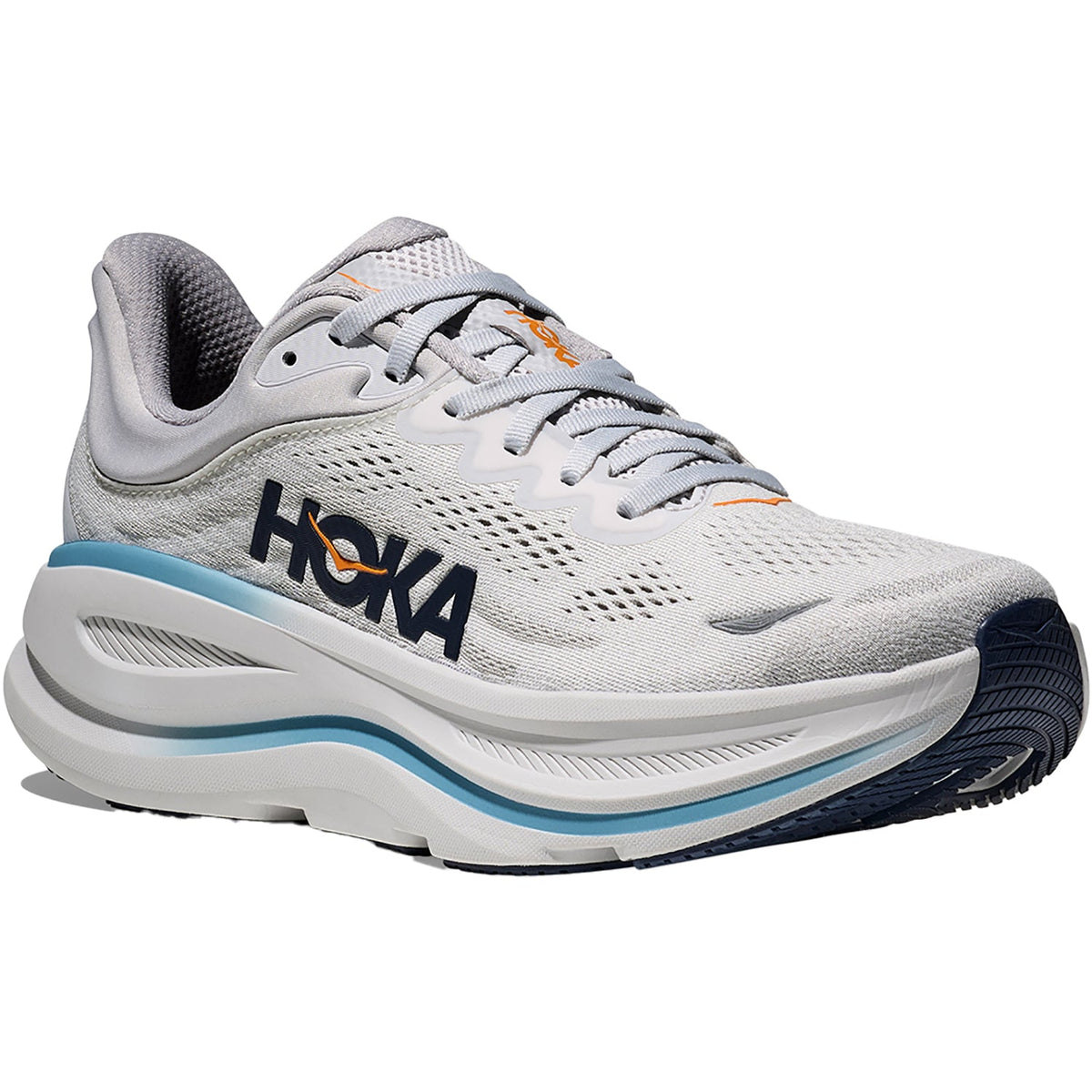 HOKA Bondi 9 Men's Athletic Shoes Stardust/Cosmic Grey