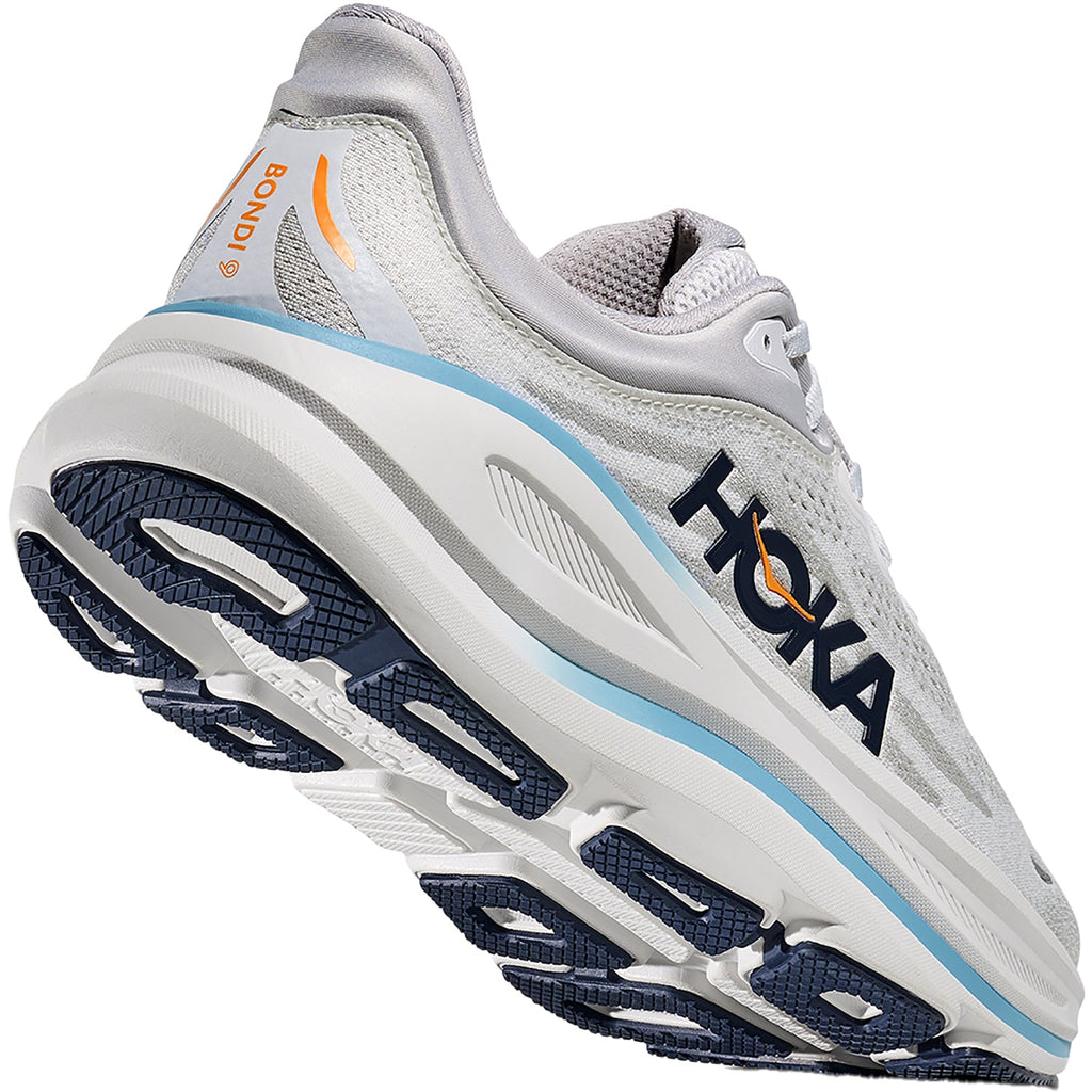 HOKA Bondi 9 Men's Athletic Shoes Stardust/Cosmic Grey