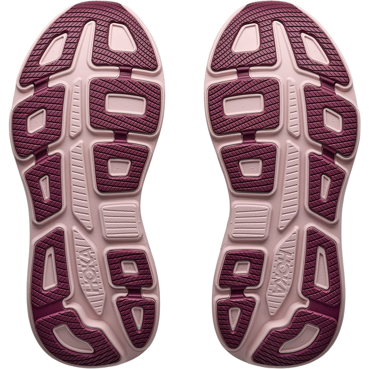 HOKA Bondi 9 Women's Athletic Shoes White/Pink Opal