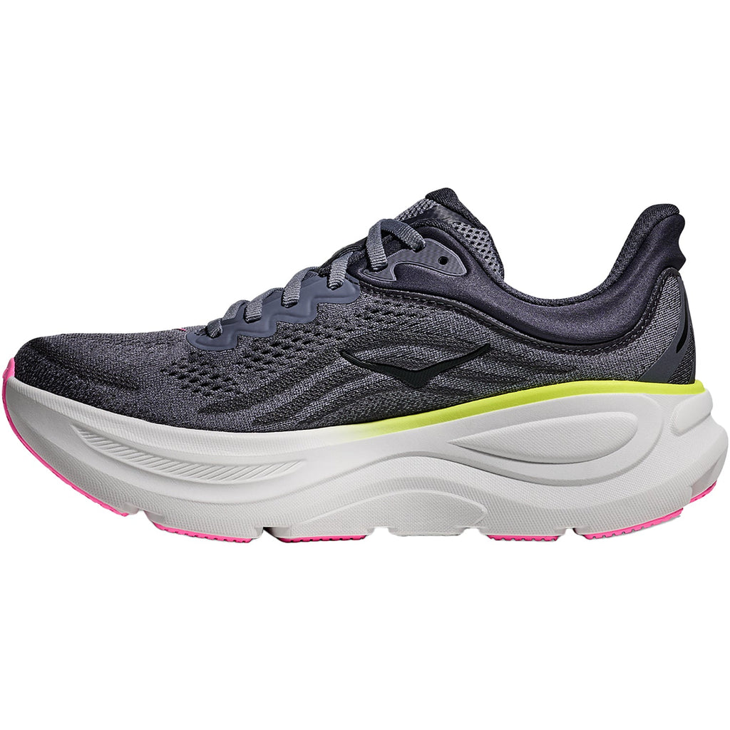 HOKA Bondi 9 Women's Athletic Shoes Charcoal Grey/Grey Skies