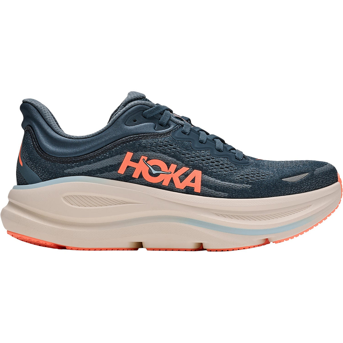 HOKA Bondi 9 Women's Athletic Shoes Faded Navy/Slate Blue