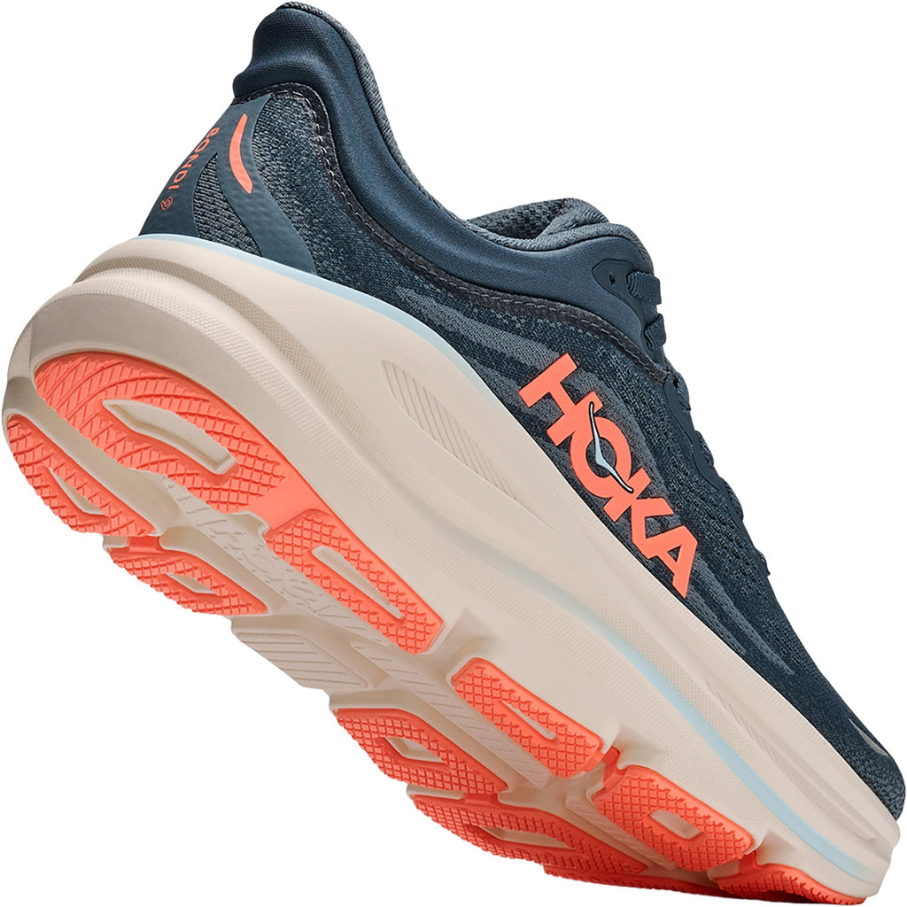 HOKA Bondi 9 Women's Athletic Shoes Faded Navy/Slate Blue