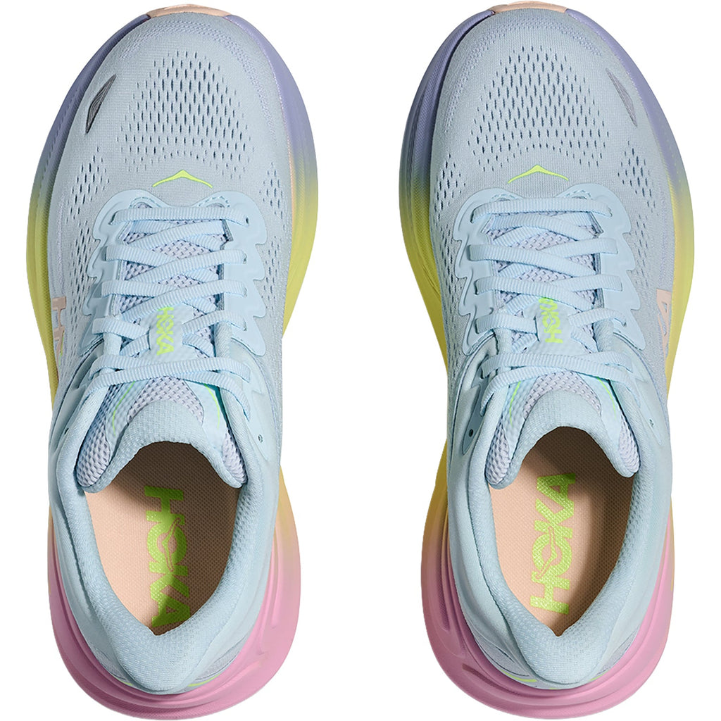 HOKA Bondi 9 Women's Athletic Shoes Glimmering Blue/Overcast