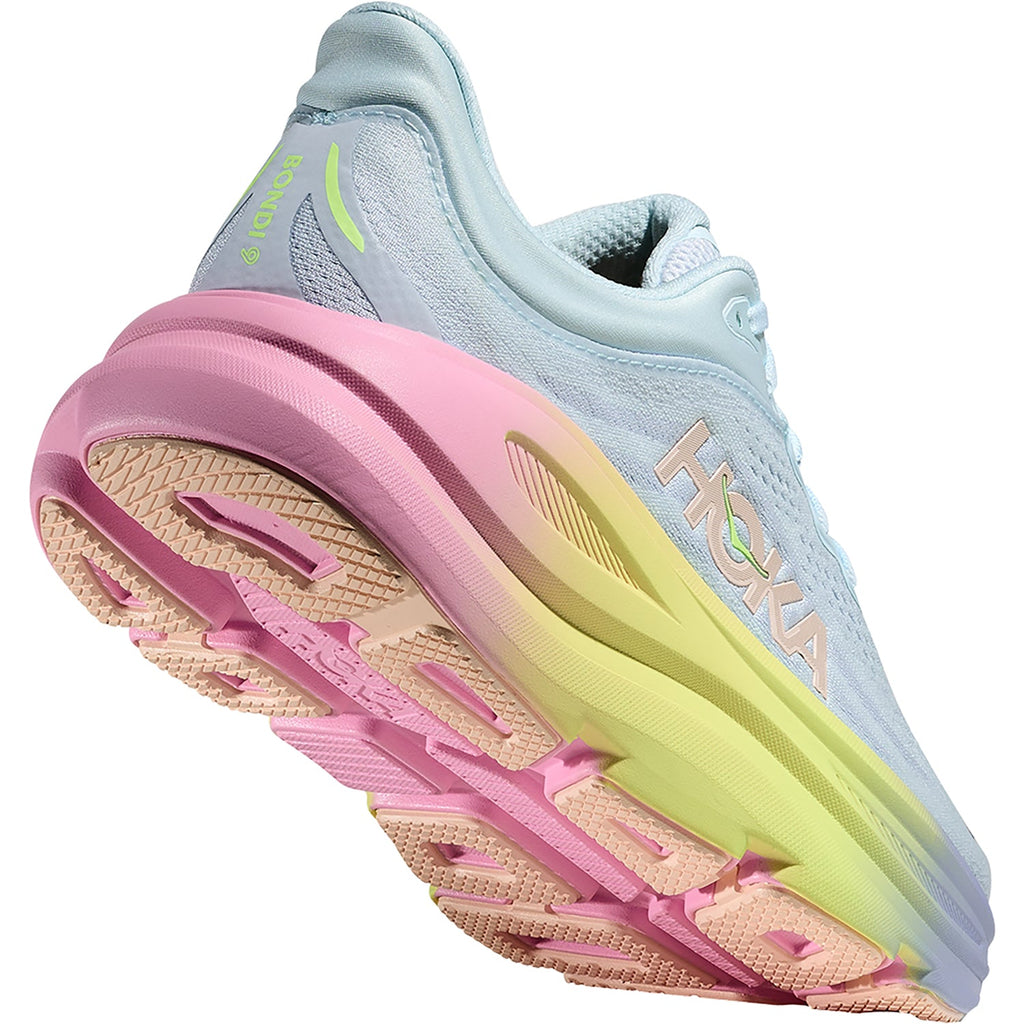 HOKA Bondi 9 Women's Athletic Shoes Glimmering Blue/Overcast